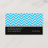 Chevron Stripes Visitekaartje (Achterkant)