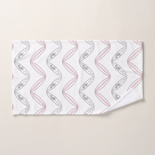 Chevron Surfboard Beach Towel Set Bad Handdoek (Handdoek)