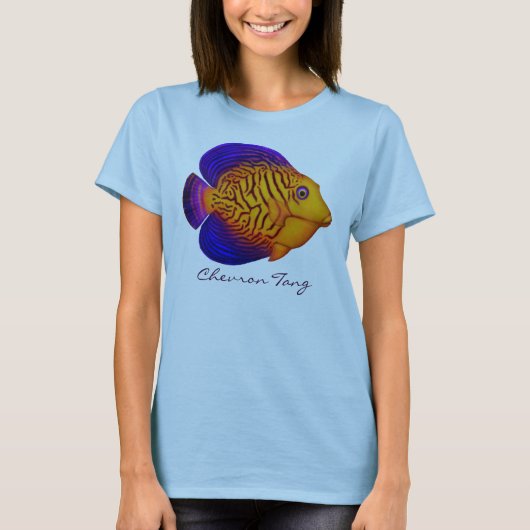 Chevron Tang Reef Fish Damydoll Shirt (Voorkant)