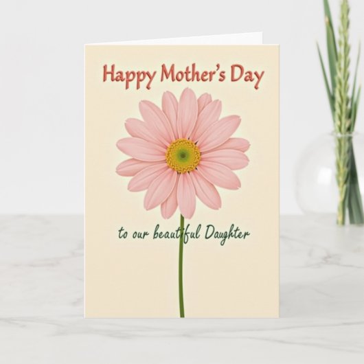 Chevron Tender Bloom Wenskaart Kaart (Voorkant)