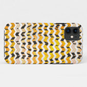 Chevron Tiger Black en Oranje print Case-Mate iPhone Case (Achterkant (horizontaal))