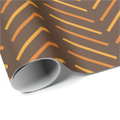 Chevron uit 1970 cadeaupapier (Rol Hoek)