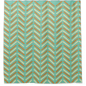 Chevron uit 1970 douchegordijn (Voorkant)