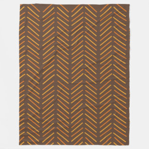 Chevron uit 1970 fleece deken
