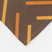 Chevron uit 1970 fleece deken (Hoek)