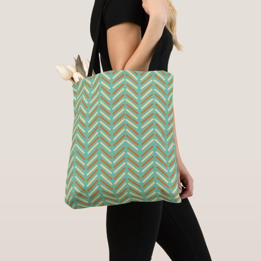 Chevron uit 1970 tote bag (Dichtbij)