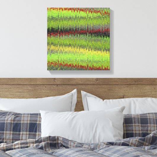 Chevron Urban Abstract Canvas Afdruk (Insitu (Slaapkamer))