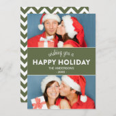 CHEVRON VAKANTIE %PIPE% DE KAART VAN DE FOTO VAN (Voorkant / Achterkant)