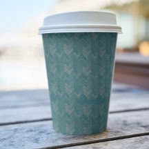 Chevron, visgraatpatroon, turkoois