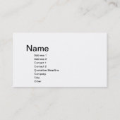 Chevron Visitekaartje (Achterkant)