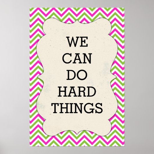 Chevron - we kunnen harde dingen doen - Poster (Voorkant)