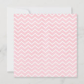 Chevron Wedding Invitations Kaart (Achterkant)