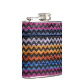  Chevron Wood Abstract #5 Heupfles (Rechts)