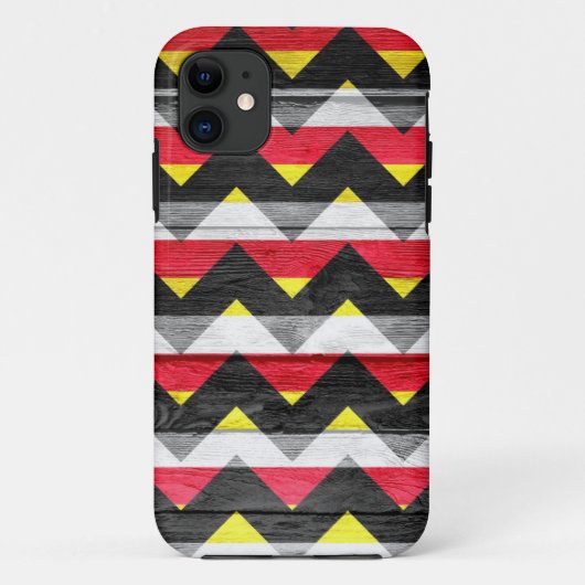  Chevron Wood Abstract #7 Case-Mate iPhone Case (Achterkant)