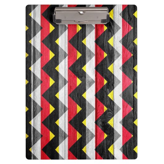 Chevron Wood Abstract #7 Klembord (Voorkant)