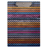  Chevron Wood Abstract Klembord (Voorkant)