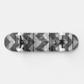 Chevron Wood Abstract Skateboard (Horizontaal)