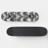 Chevron Wood Abstract Skateboard (Horizontaal)
