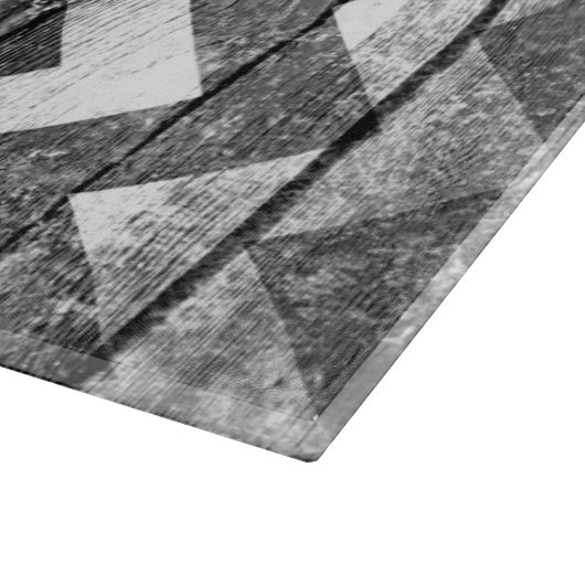  Chevron Wood Abstract Snijplank (Hoek)