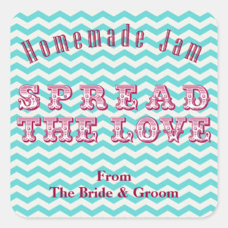 Chevron zelfgemaakte conserven inblikken Stickers