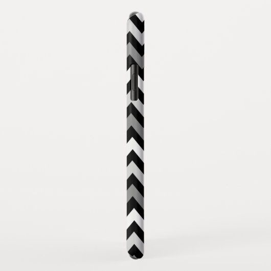 Chevron Zig Zag Monogram met Kleurkeuze Case-Mate iPhone Case (Achterkant/rechts)