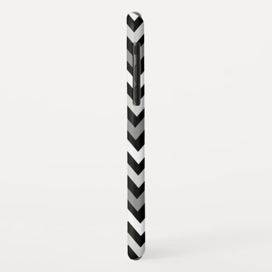 Chevron Zig Zag Monogram met Kleurkeuze Case-Mate iPhone Case (Achterkant/links)