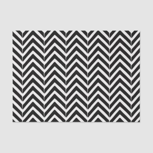 Chevron Zig Zag Patroonpapier Tissuepapier (Voorkant)