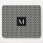 Chevron Zig Zag Pattern monogram Muismat (Voorkant)