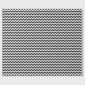 Chevron Zig Zag Pattern Pastel Black White Scandi Cadeaupapier (Vlak)