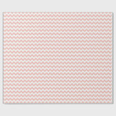 Chevron Zig Zag Pattern Sand Roos White Scandi Cadeaupapier (Vlak)