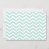  Chevron Zigzag Bridal Shower Invitations Kaart (Achterkant)