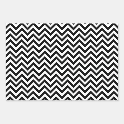 Chevron ZigZag DIY Patroon & Achtergrond Kleuren Inpakpapier Vel (Voorkant 3)