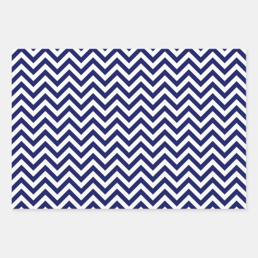 Chevron ZigZag DIY Patroon & Achtergrond Kleuren Inpakpapier Vel (Voorkant)