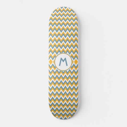 Chevron / Zigzag Patroon aangepaste skateboards (Voorkant)