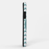 Chevron ZigZag patroon in Mint Green Case-Mate iPhone Case (Achterkant/rechts)