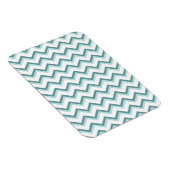 Chevron ZigZag patroon in Mint Green Magneet (Rechterzijde)