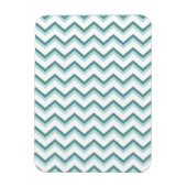 Chevron ZigZag patroon in Mint Green Magneet (Verticaal)