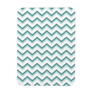 Chevron ZigZag patroon in Mint Green Magneet