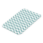 Chevron ZigZag patroon in Mint Green Magneet (Linkerzijde)