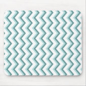 Chevron ZigZag patroon in Mint Green Muismat (Voorkant)