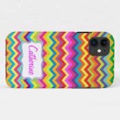 Chevron zigzag patroon meerkleurige ifoondoos Case-Mate iPhone case (Achterkant (horizontaal))