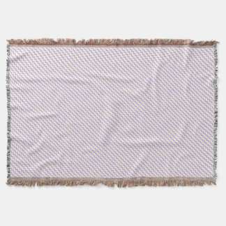 Chevron zigzag patroon paars lila en crème deken