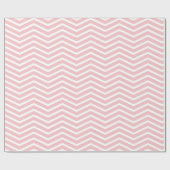 Chevron Zigzag Pattern Petal Pink Cadeaupapier (Vlak)