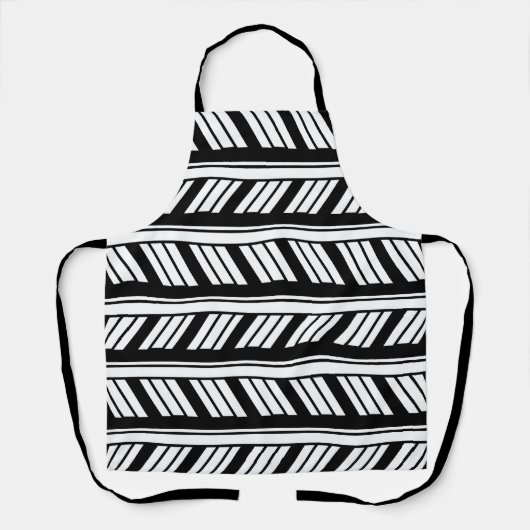 Chevron Zigzag Strepen Schort (Voorkant)