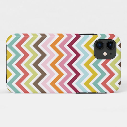 Chevron Zigzag Stripes Case-Mate iPhone Case (Achterkant (horizontaal))