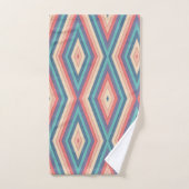 Chevron Zigzag Stripes Naadloos patroonpatroon Bad Handdoek (Handdoek)