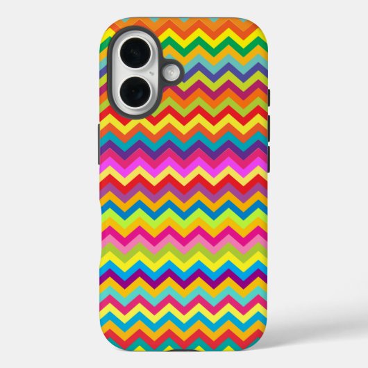 Chevron zigzagpatroon veelkleurige iPhone 6 hoesje (Achterkant)