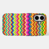 Chevron zigzagpatroon veelkleurige iPhone 6 hoesje (Achterkant (horizontaal))