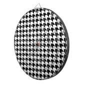 Chevron Zwart in Wit Dartbord (Voorkant Rechts)