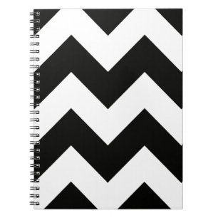 Chevron (Zwart & Wit) Notitieboek